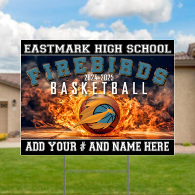 EHS Boys Basketball PERSONALIZED Yard Sign Thumbnail