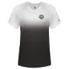 Women's V-Neck Ombre T-Shirt Thumbnail